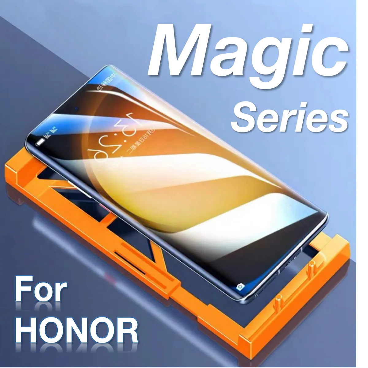 설치 키트 포함 방폭 유리 보호 장치, HONOR Magic 5 PRO 4 3 HONOR Magic5PRO Magic5 Magic4 Magic3 Pro용